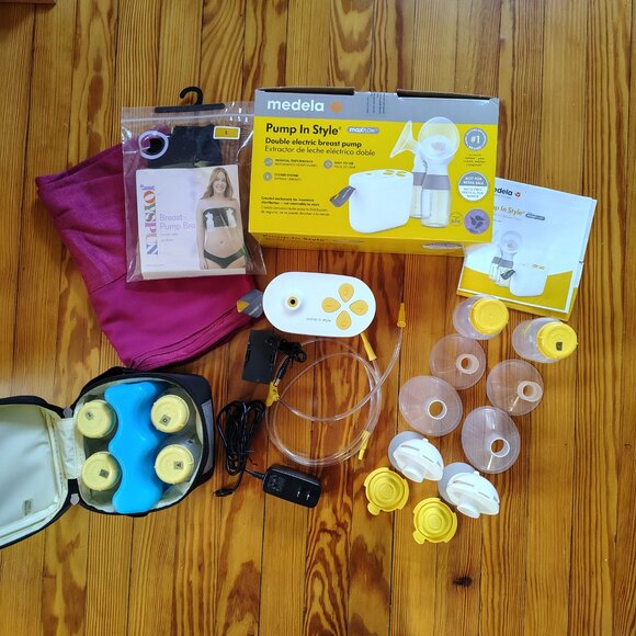 Medela Pump in Style breast pump with OG parts and bonus items - Picture 2 of 4